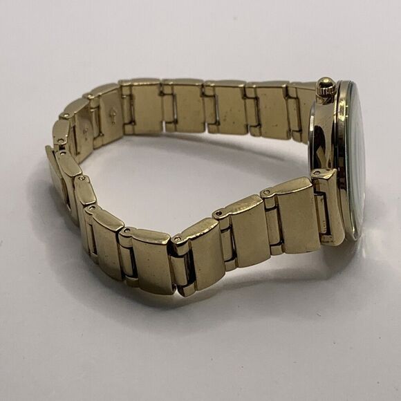 Anne Klein 12434 Women's Gold Band Analog Dial Quartz Genuine Wrist Watch Ga31 - Picture 8 of 10